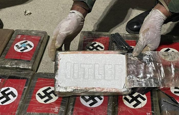 Seizure of cocaine in Peru on its way to Belgium – in packages with swastikas